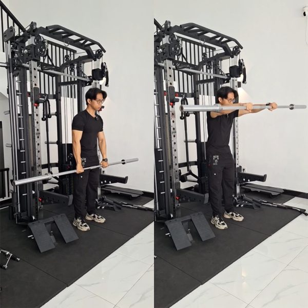 Front Shoulder - Barbell Front Raise (Standing)