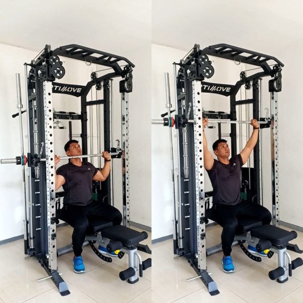Shoulder Front Shoulder - Smith Machine Overhead Press (Seated)