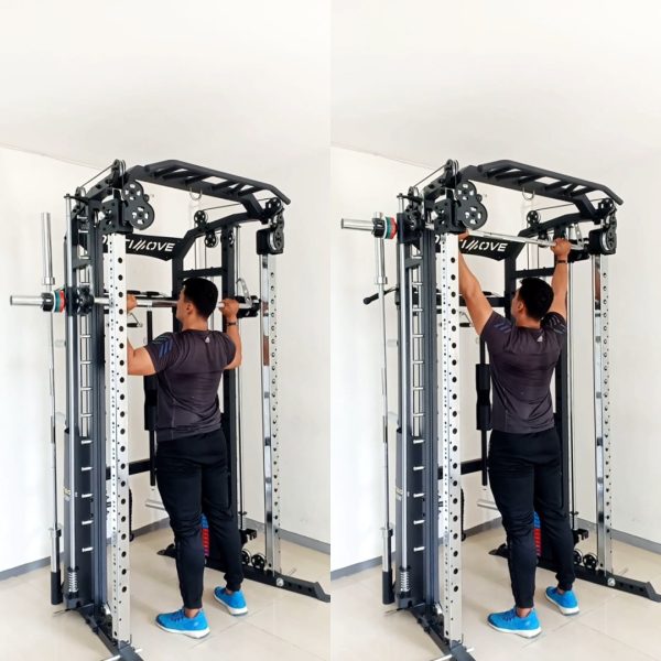 Shoulder Front Shoulder - Smith Machine Overhead Press (Standing)